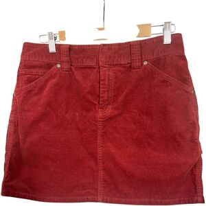 J. Crew Rust Corduroy Pencil Skirt